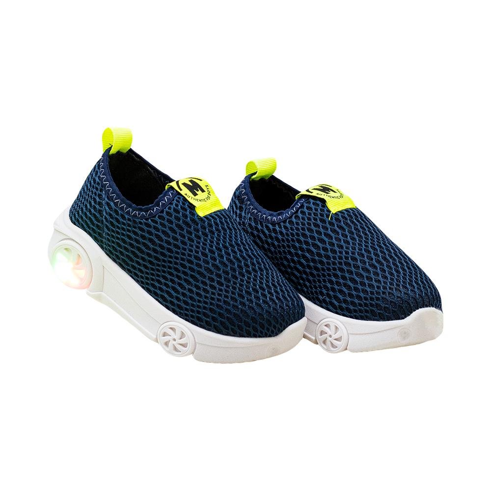 Tênis Marinho Kids Carrinho Luzes | Molekinho Azul 2