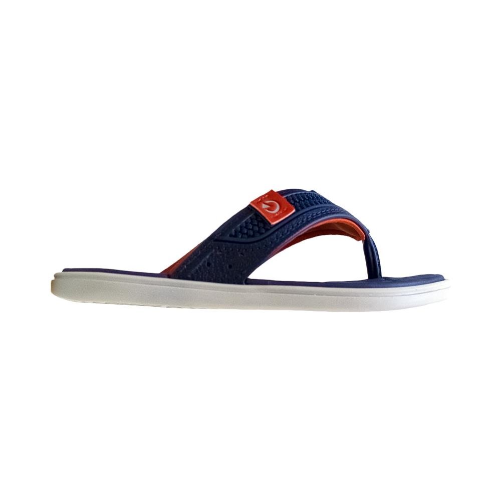 Chinelo de Dedo Cinza, Azul e Telha Kids Malta Elegance | Cartago Azul 5