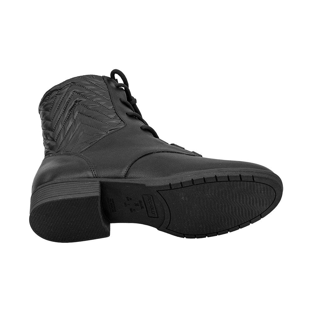 Coturno Preto Salto Baixo | Comfort Preto 6