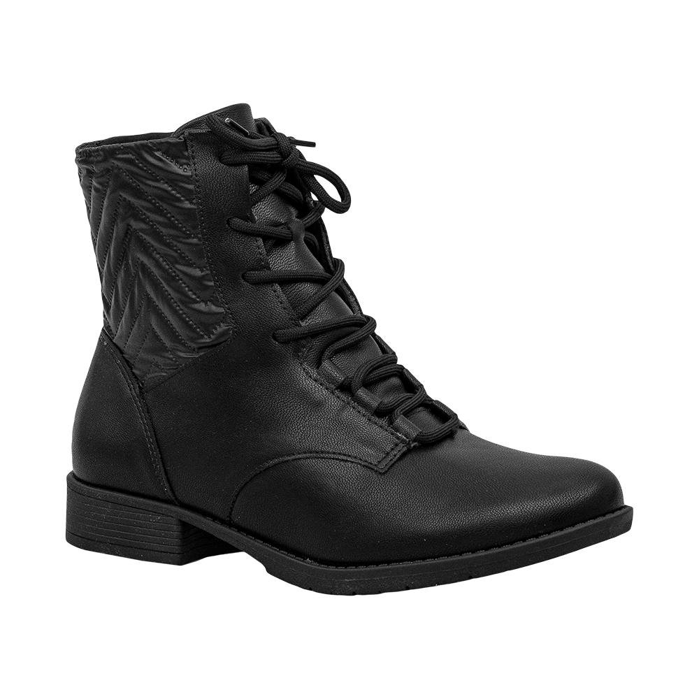 Coturno Preto Salto Baixo | Comfort Preto 7