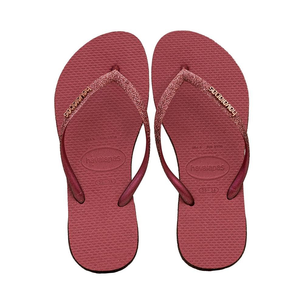 Chinelo Slim Pau Brasil Sparkle Me | Havaianas