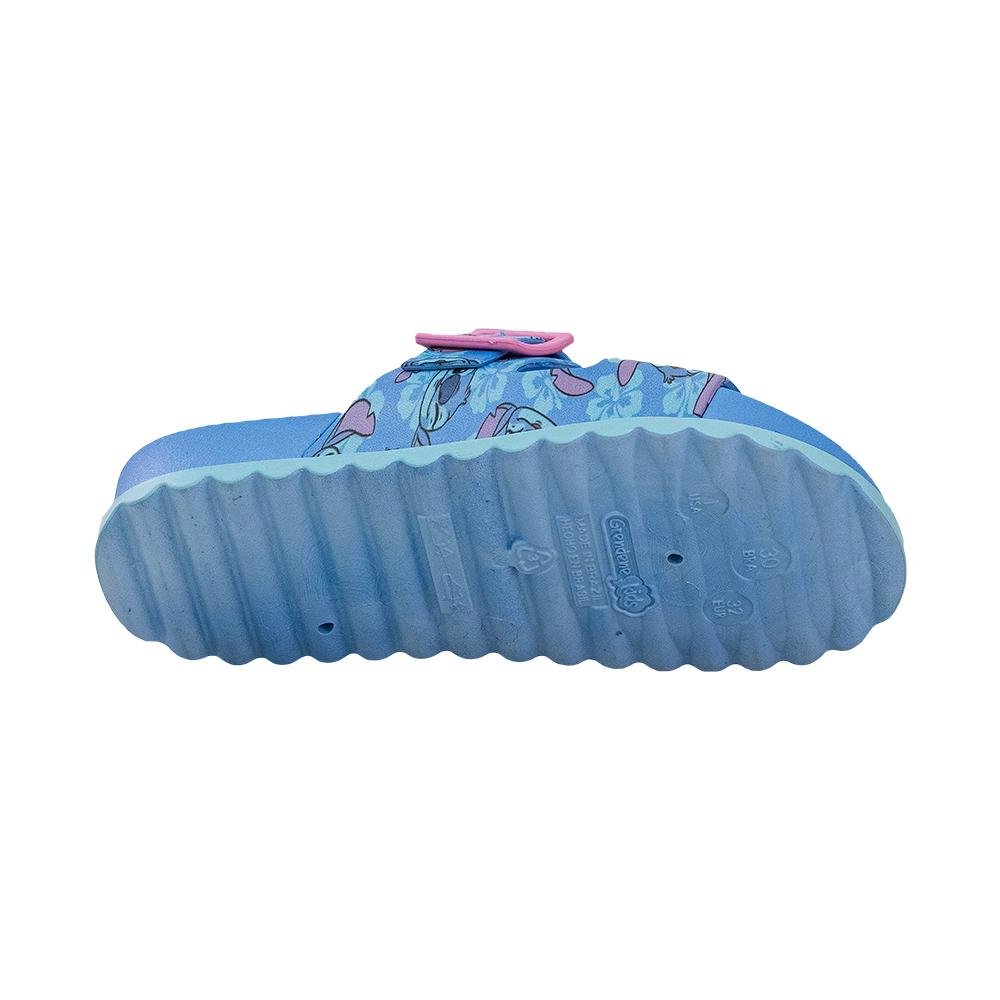 Sandália Azul e Rosa Kids Duas Tiras Fivela | Stitch Azul 4