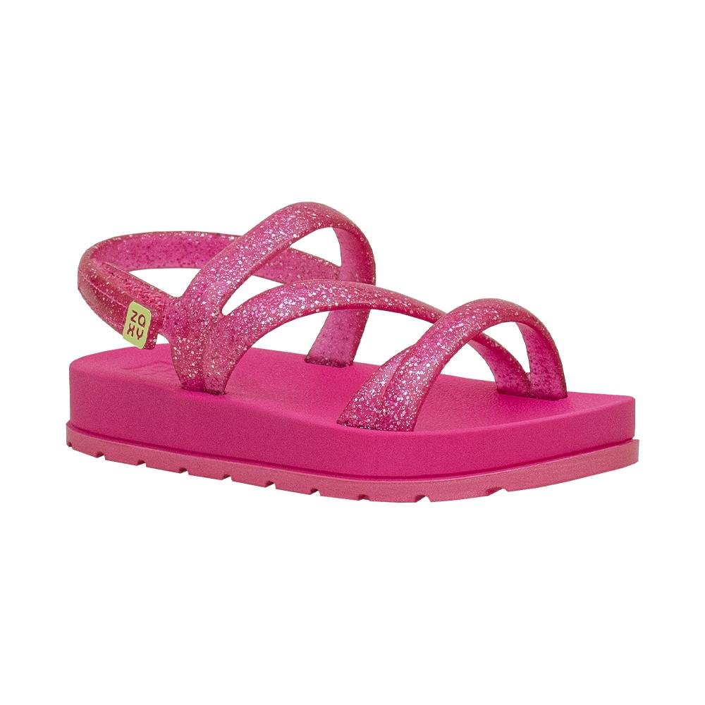 Sandália Rosa Pitaya Glitter | Zaxynina Rosa 4
