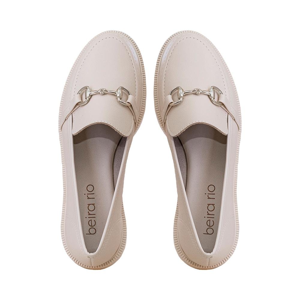 Sapatilha Creme Solado Tratorado | Beira Rio 2