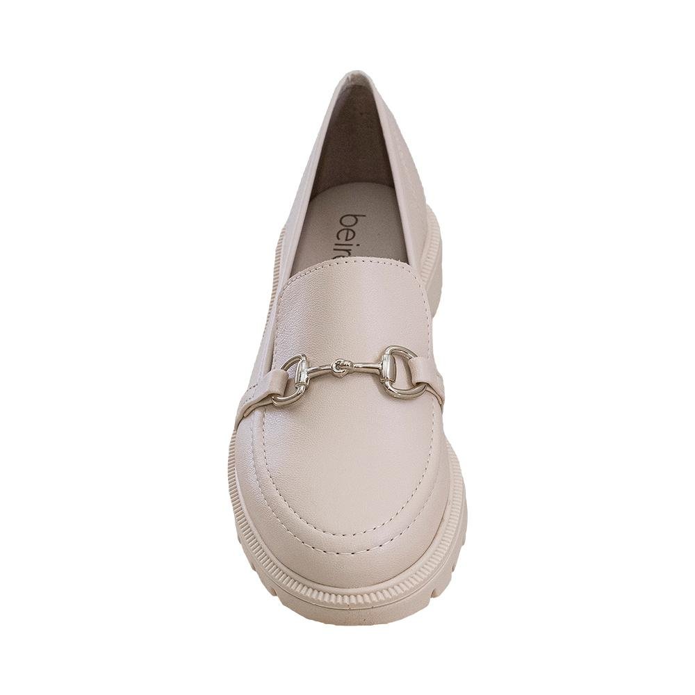 Sapatilha Creme Solado Tratorado | Beira Rio 3