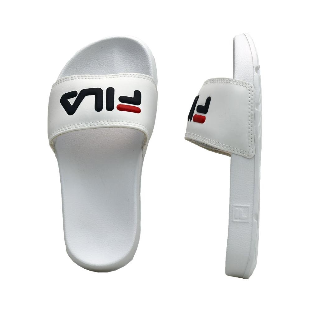 Slide Preto, Branco e Vermelho Sleek | Fila 6