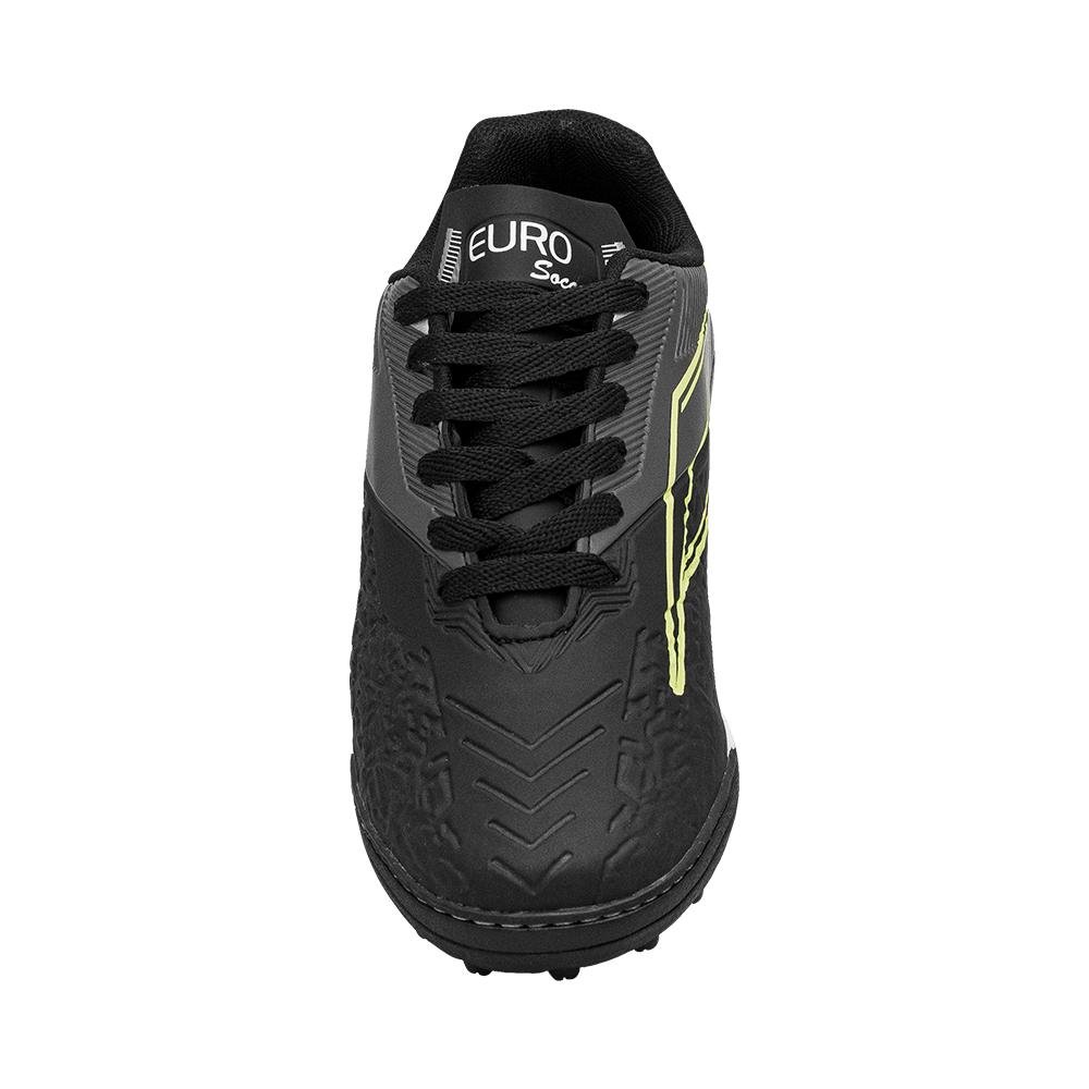 Chuteira Society Preto e Cinza Kids Sodalita | Euro Preto 6