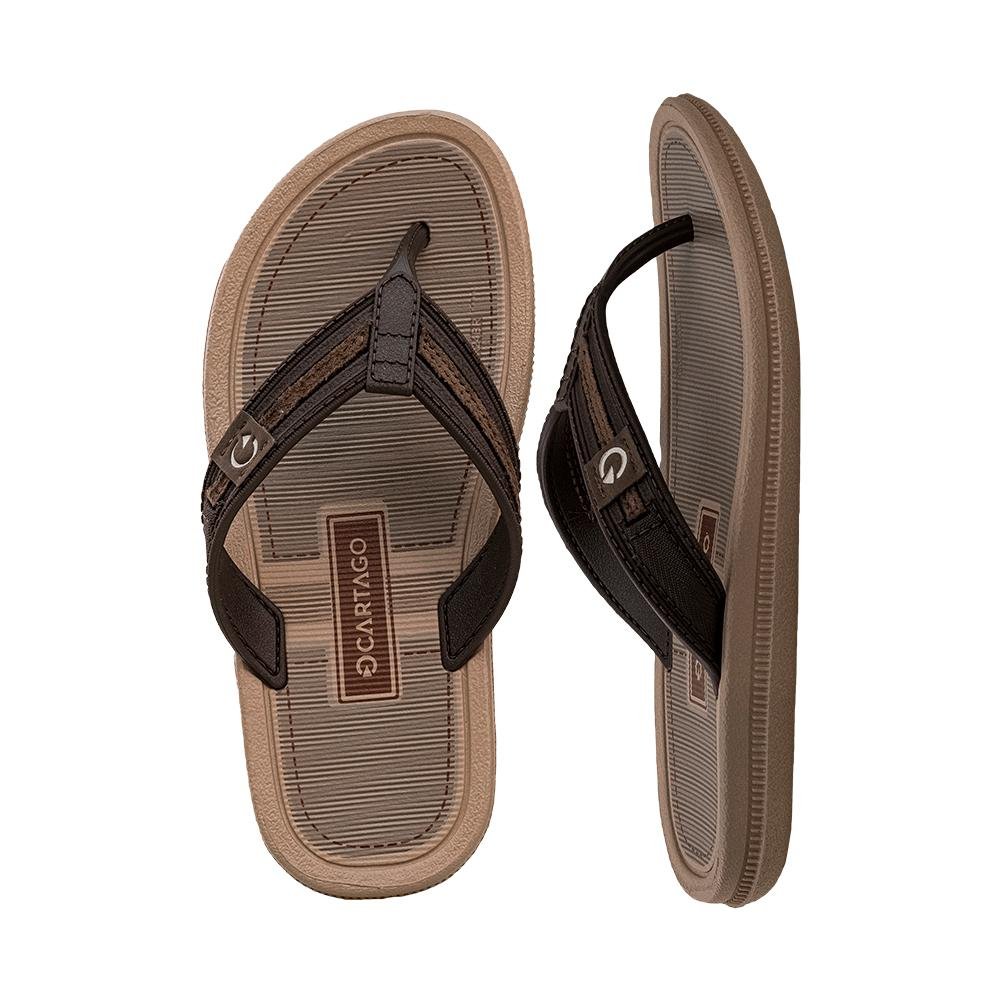 Chinelo de Dedo Bege e Marrom Kids Maiorca Essencial | Cartago Bege 4