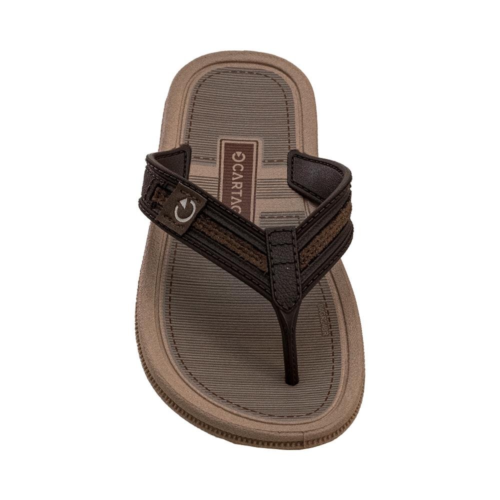 Chinelo de Dedo Bege e Marrom Kids Maiorca Essencial | Cartago Bege 8