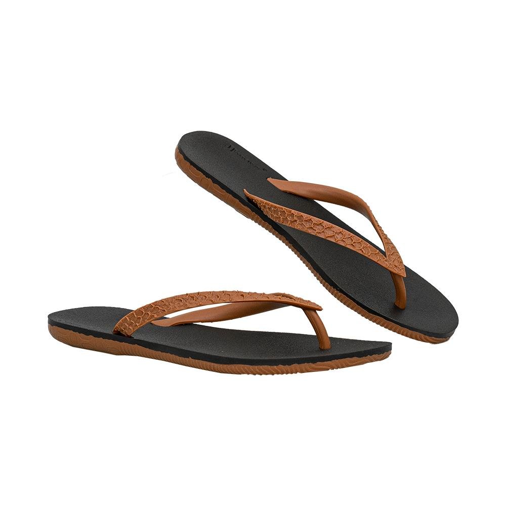 Chinelo de Dedo Verde Escuro Tira Texturizada | Ipanema Preto 5