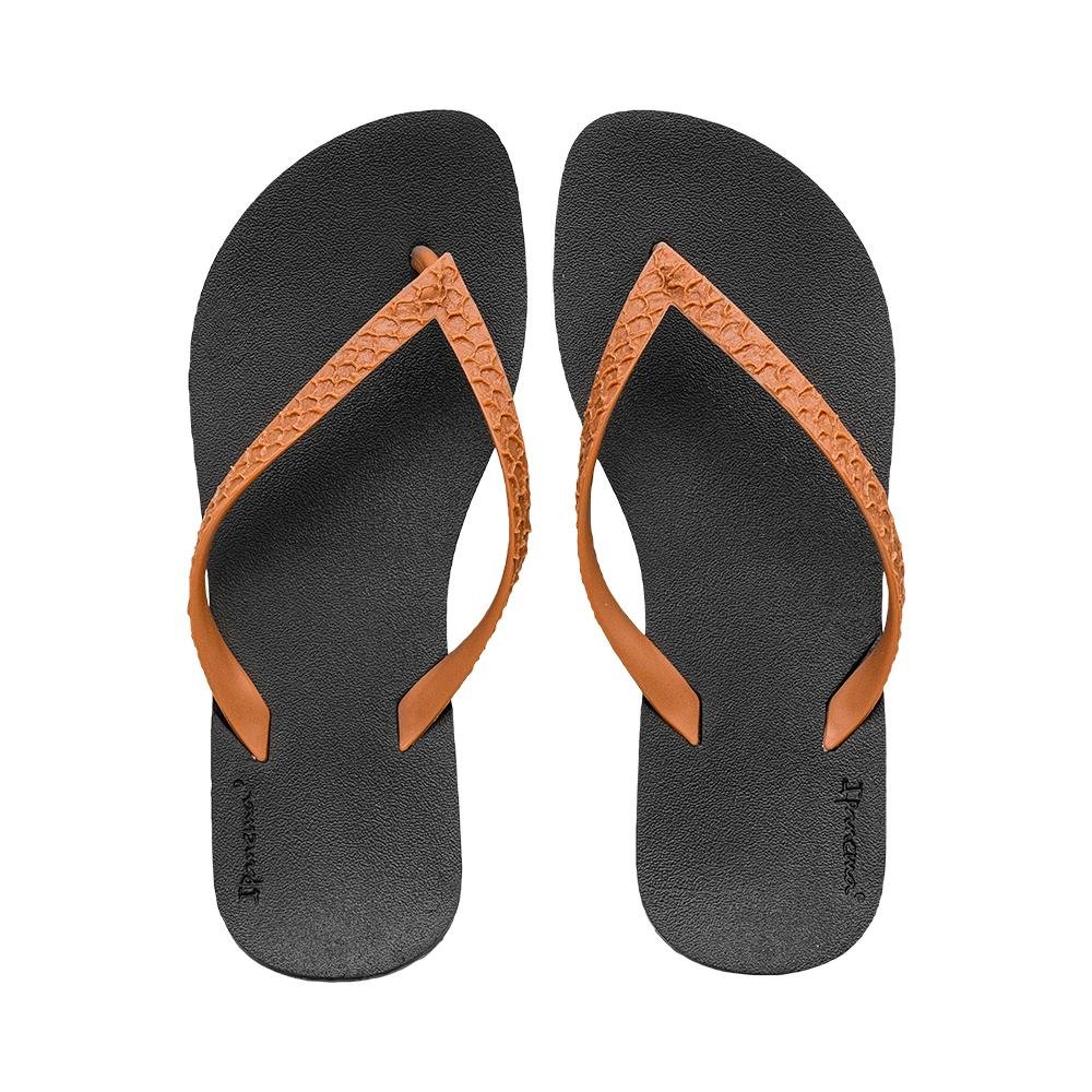 Chinelo de Dedo Verde Escuro Tira Texturizada | Ipanema Preto 2