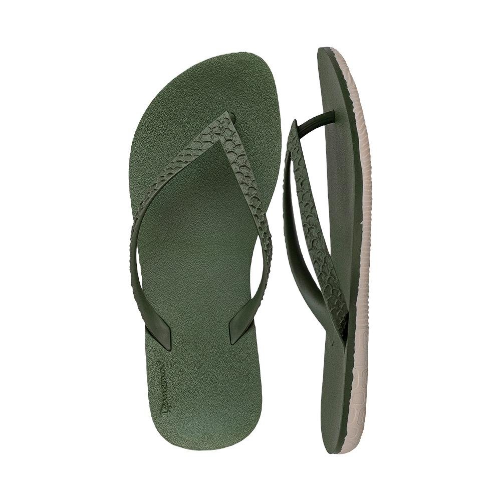 Chinelo de Dedo Verde Escuro Tira Texturizada | Ipanema Verde 4
