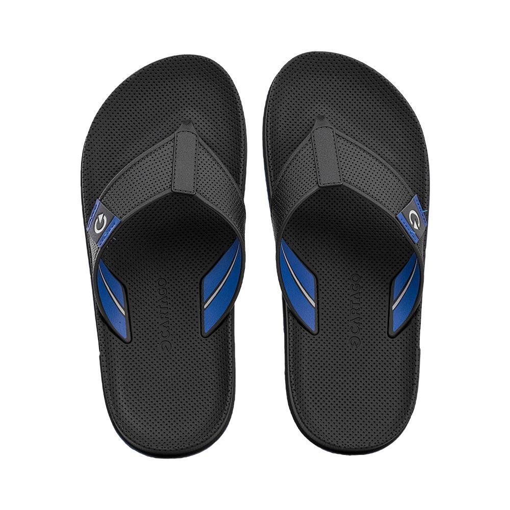 Chinelo de Dedo Preto e Azul Siena IV | Cartago Preto 1