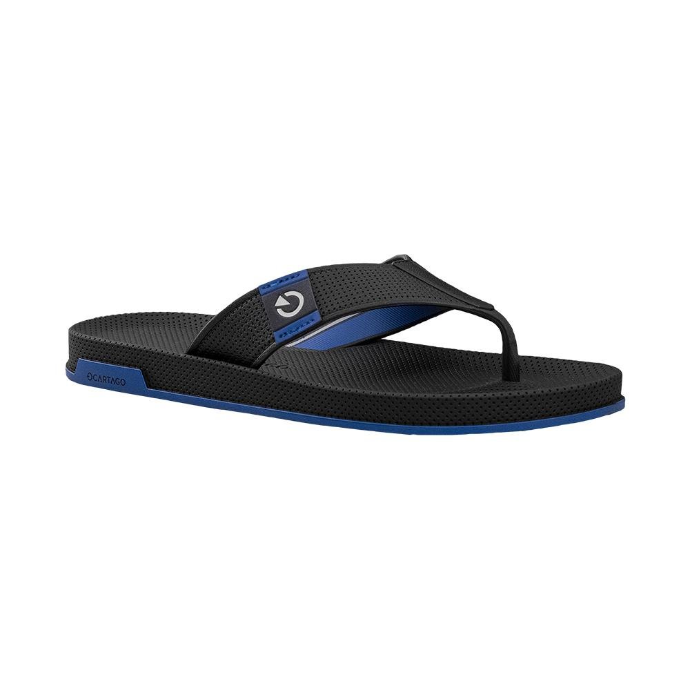 Chinelo de Dedo Preto e Azul Siena IV | Cartago Preto 6