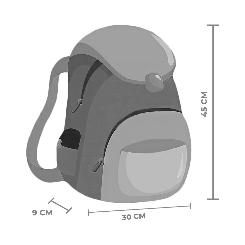 Mochila Azul, Vermelho e Branco Letter DNA | Fila Azul 2