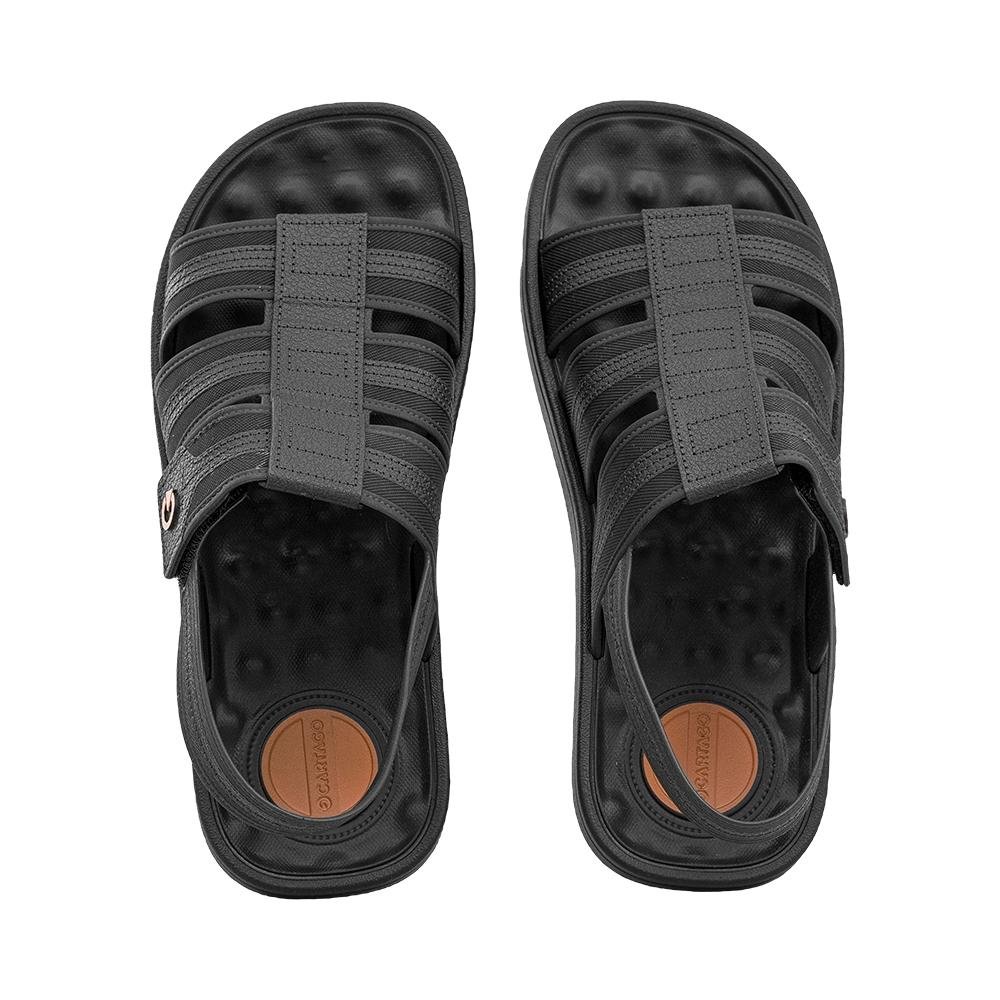 Sandália Preto e Castor Alabama | Cartago Preto 2