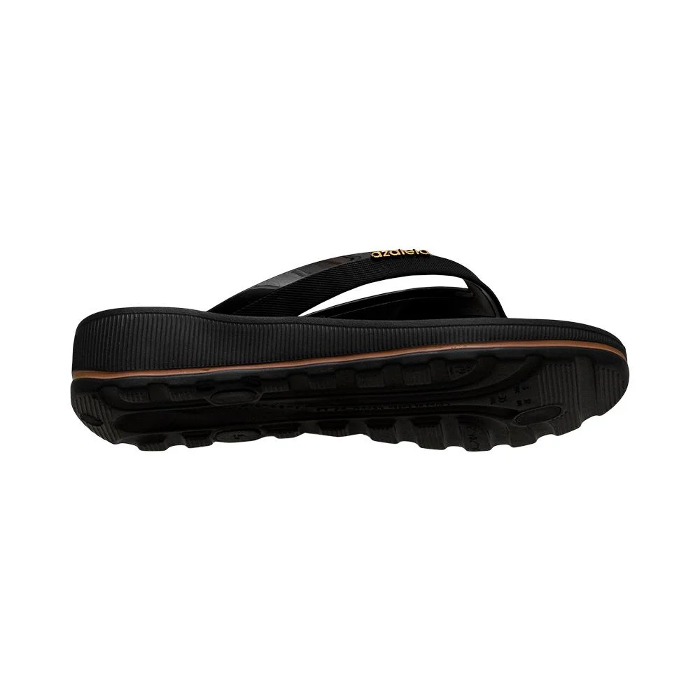 Tamanco Preto Salto Anabela Solado Tratorado | Azaleia Preto 3