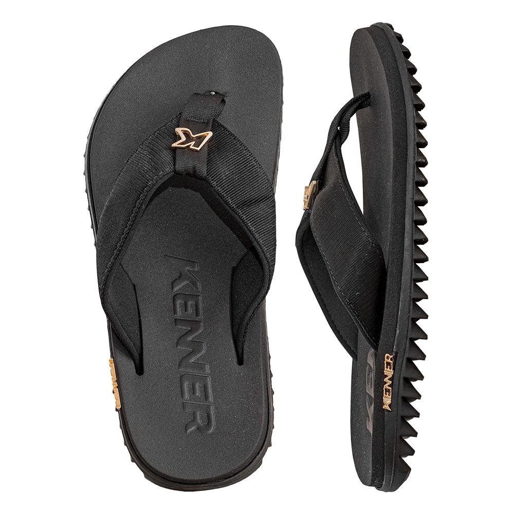 Sandália Preto e Vermelho Kivah | Kenner Preto 2