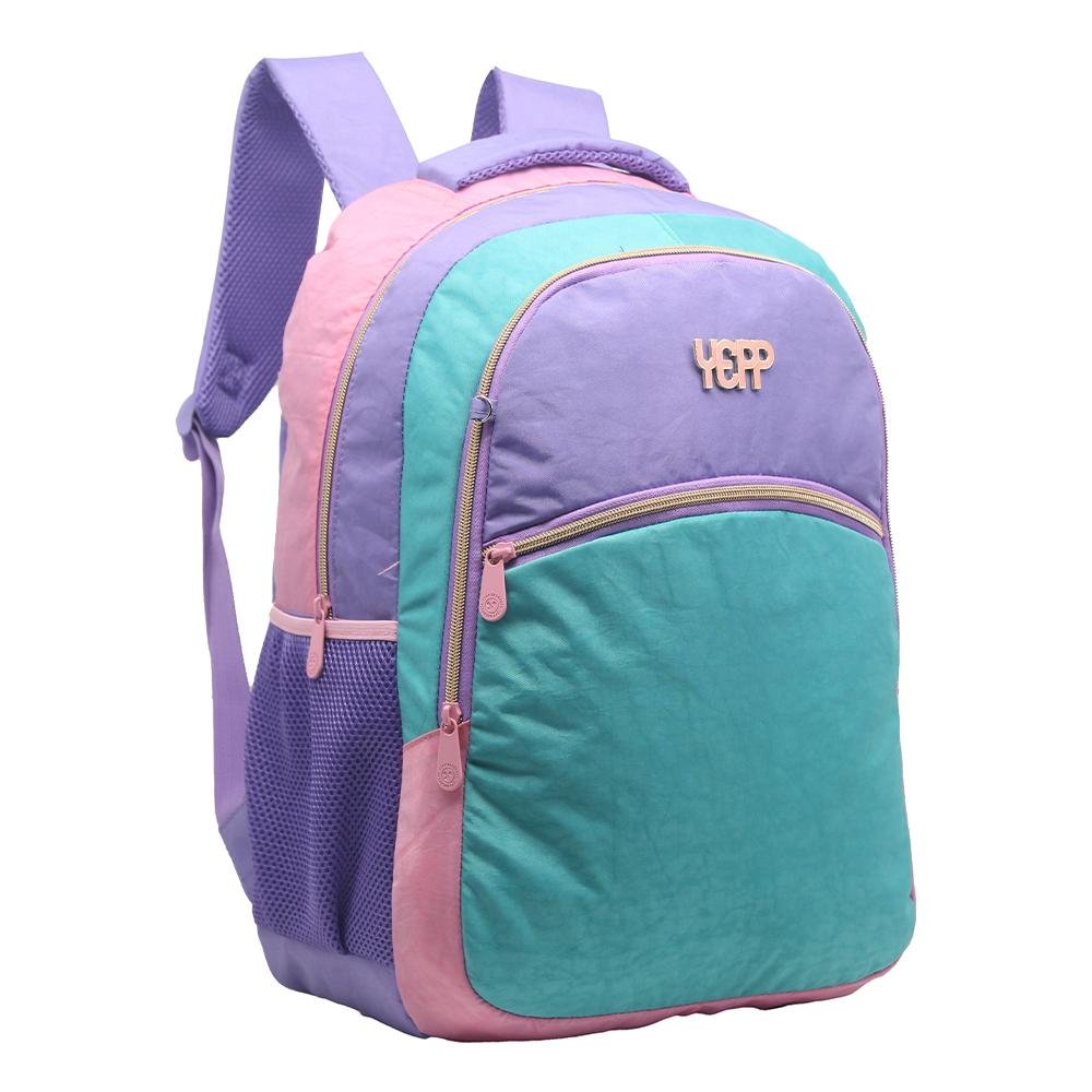Mochila Lilás e Verde Kids Happy | Yepp Lilás 1