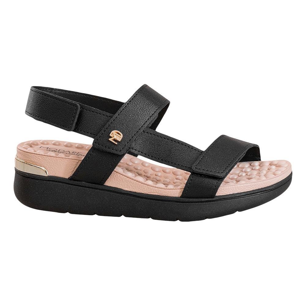 Sandália Preto Velcro | Modare