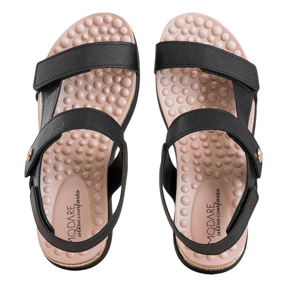 Sandália Preto Velcro | Modare Preto 4