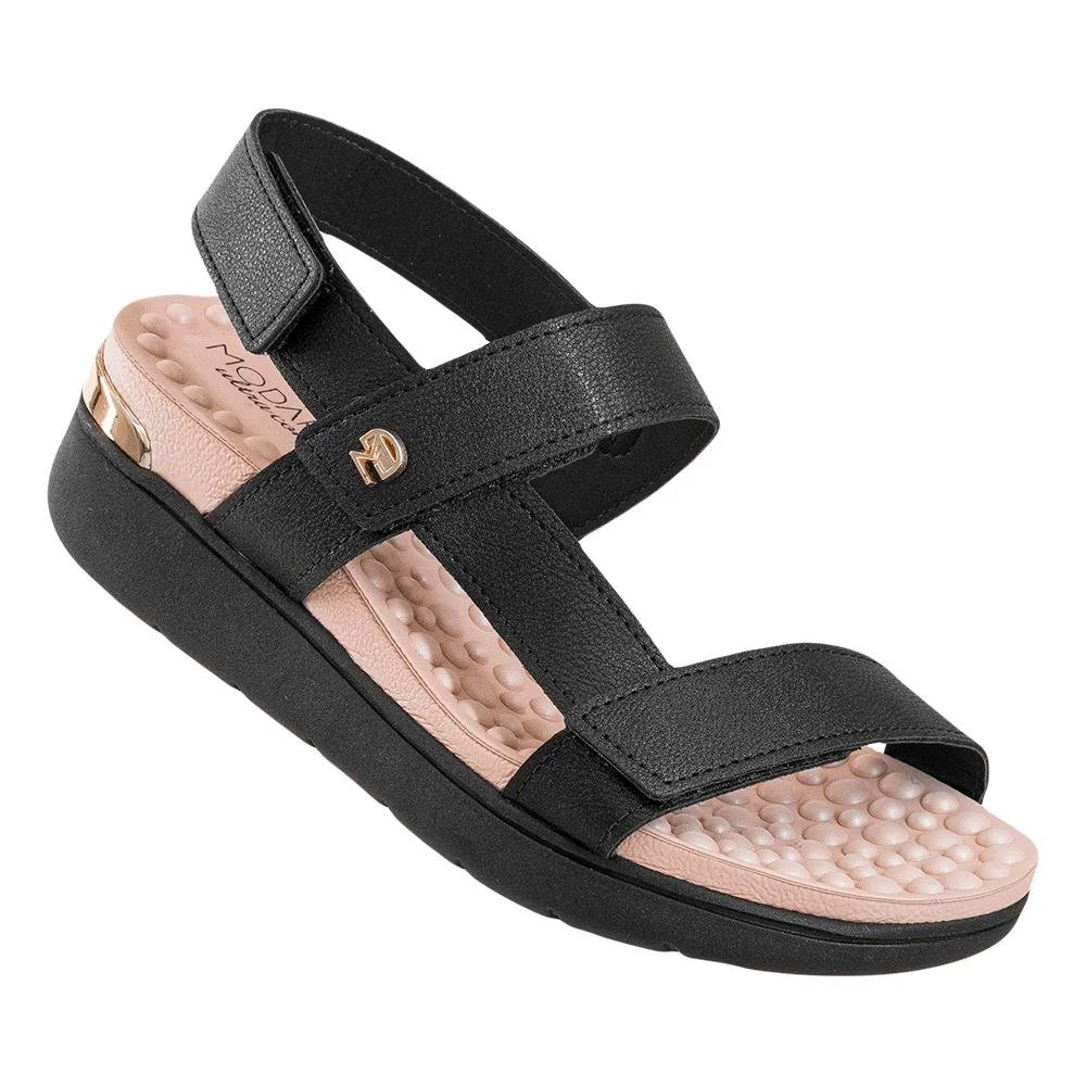 Sandália Preto Velcro | Modare Preto 5