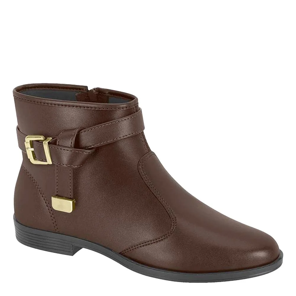 Bota Feminina Café com Fivela Moleca Café 2