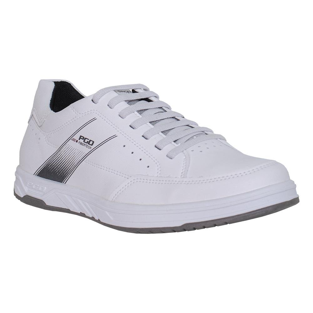 Sapatênis Branco Microfibra Masculino Pegada