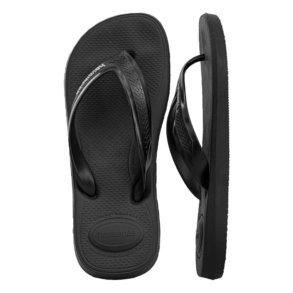 Chinelo de Dedo Cinza Top Max Comfort | Havaianas Preto 6
