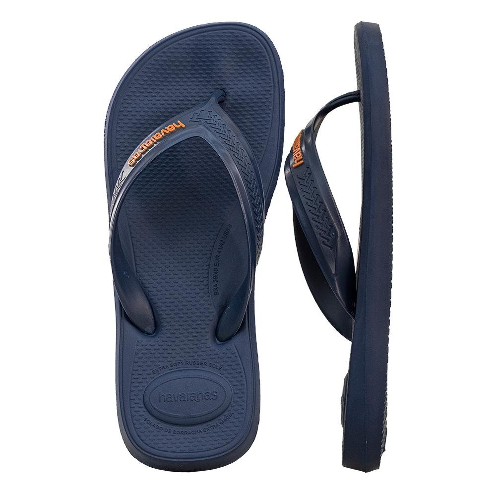 Chinelo de Dedo Cinza Top Max Comfort | Havaianas Azul 4
