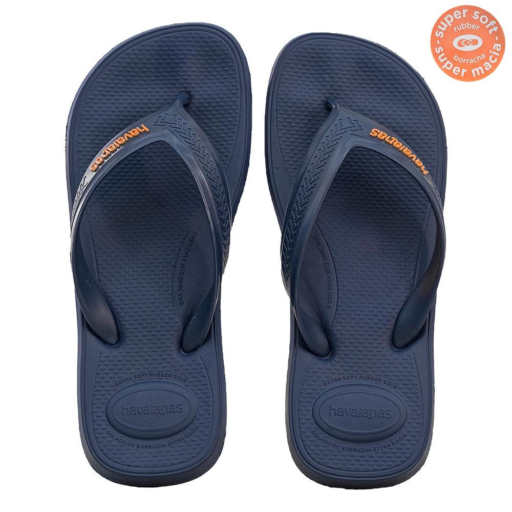 Chinelo de Dedo Cinza Top Max Comfort | Havaianas Azul 5