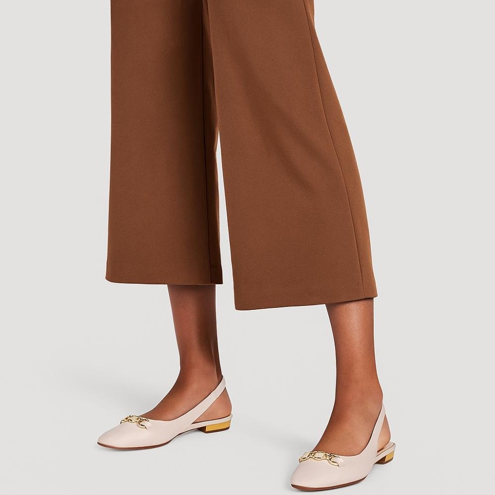 Sapatilha Preto Fivela Metalizada Branco 4