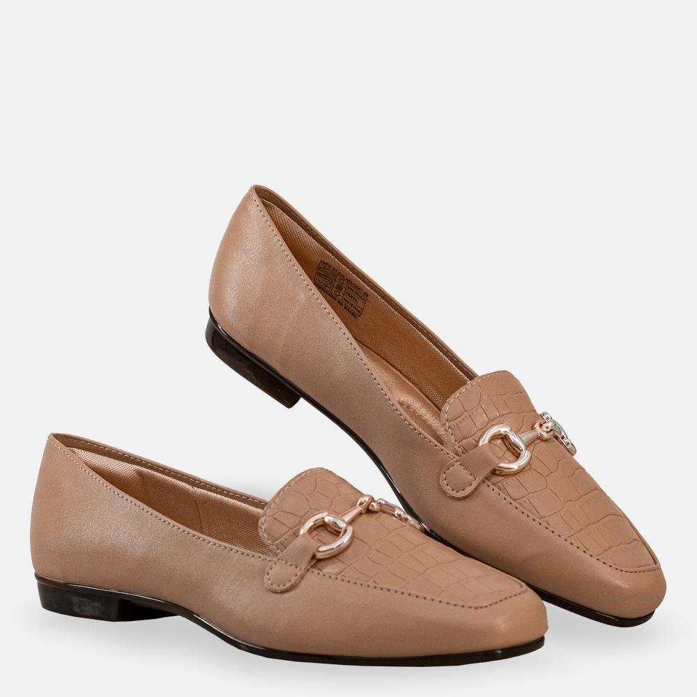 Mocassim Duas Texturas Antique Marrom 4