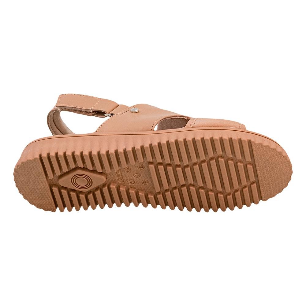 Sandália Tiras Largas Solado Tratorado Preta Nude 5