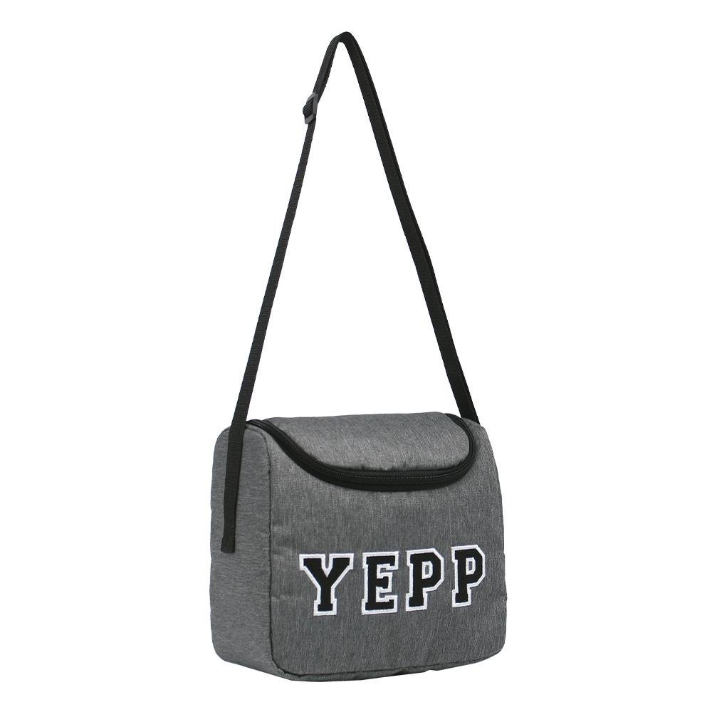 Kit Mochila Carrinho + Lancheira + Estojo Cinza Kids | Yepp Cinza 4