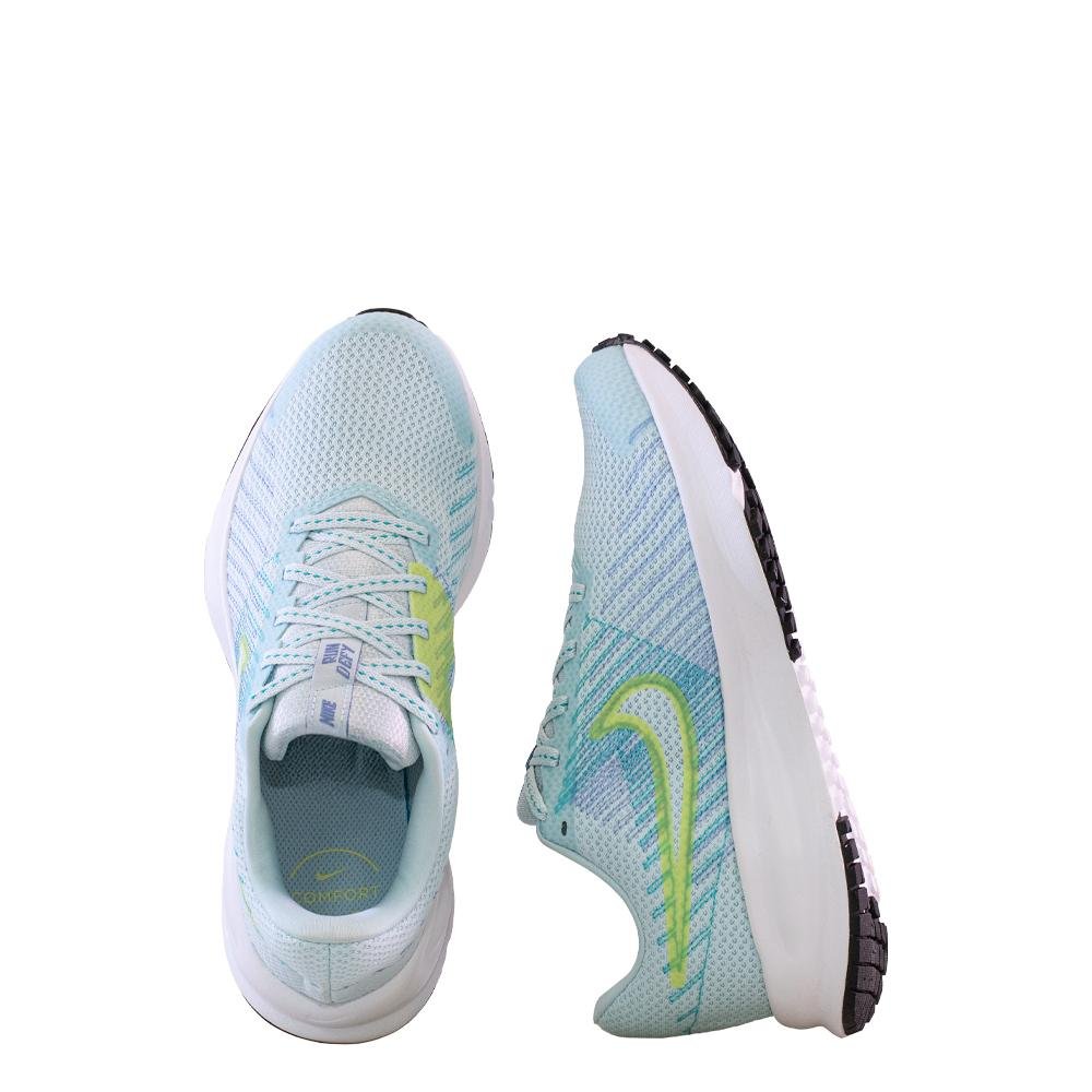 Tênis de Corrida Preto e Pink Run Defy | Nike Azul 3