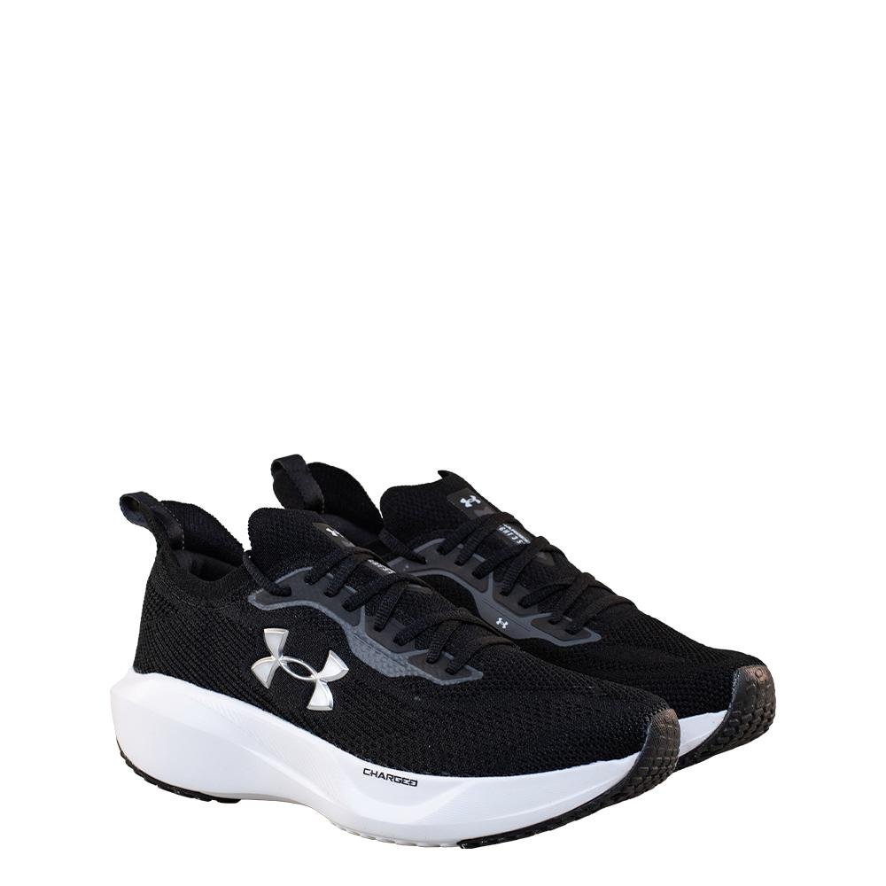 Tênis de Corrida Preto e Branco Charged Slight 3 | Under Armour