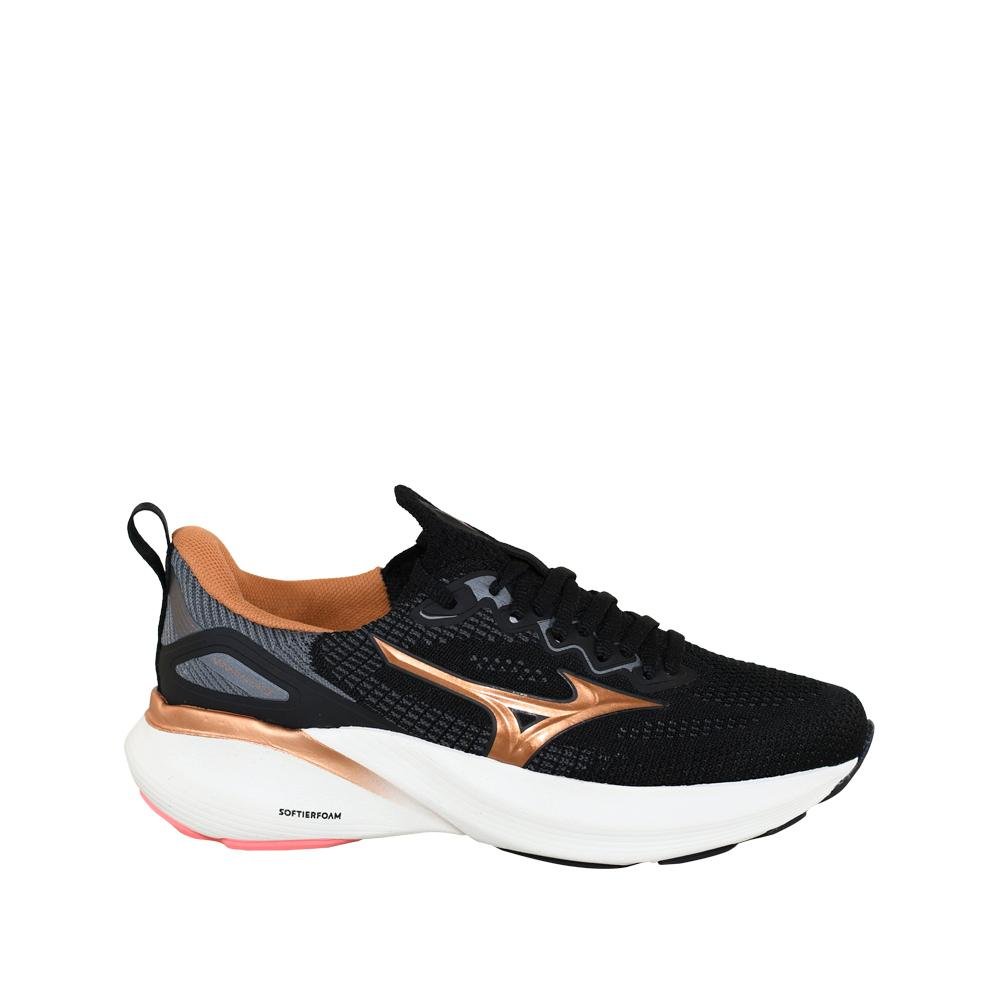 Tênis de Corrida Preto e Bronze Glow 3 | Mizuno Preto 2