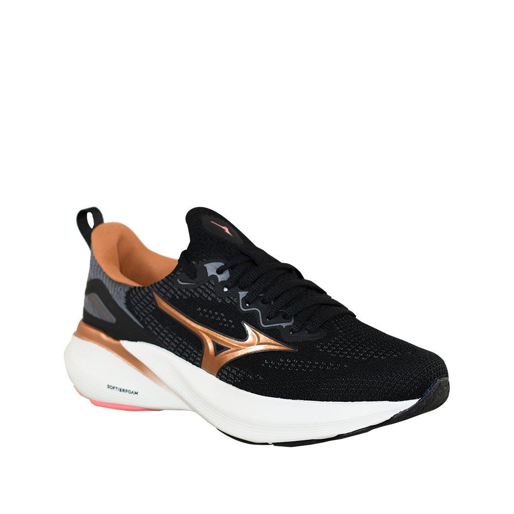 Tênis de Corrida Preto e Bronze Glow 3 | Mizuno Preto 3