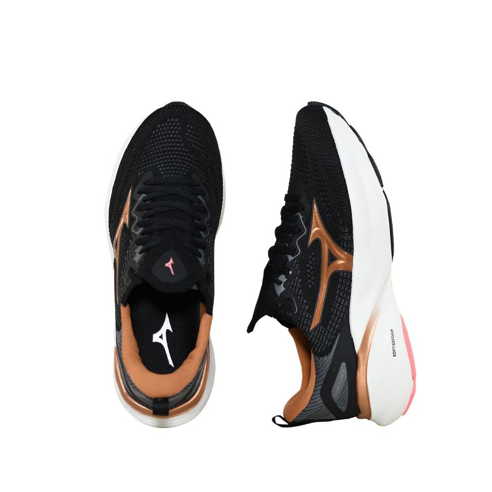 Tênis de Corrida Preto e Bronze Glow 3 | Mizuno Preto 4