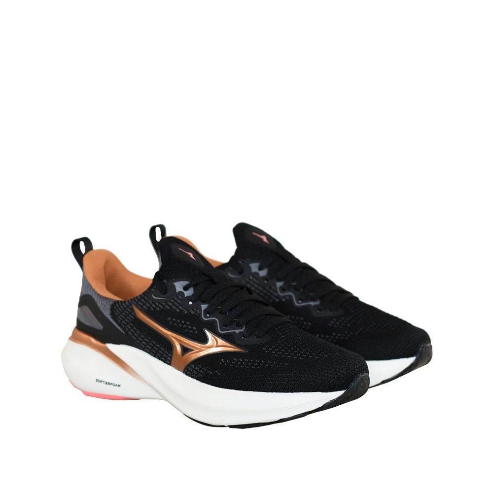 Tênis de Corrida Preto e Bronze Glow 3 | Mizuno Preto 5