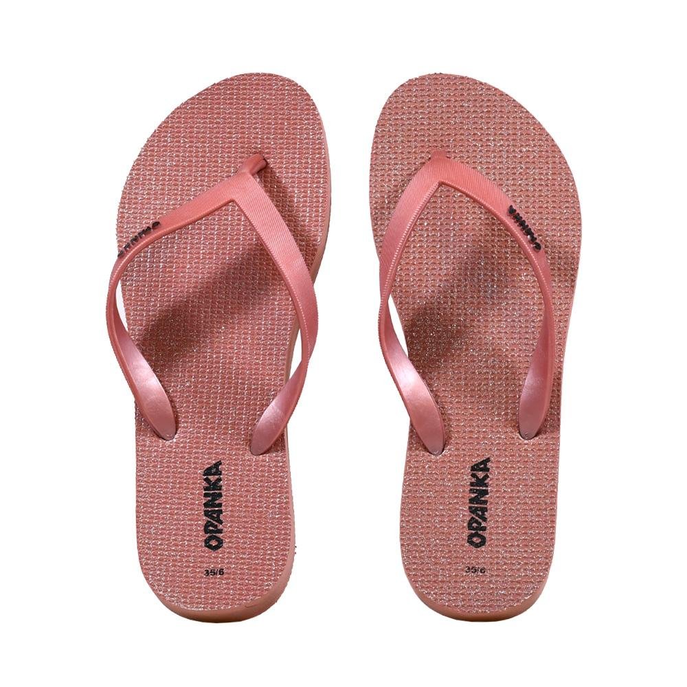 Chinela Anabela Opanka Telha Bege 4