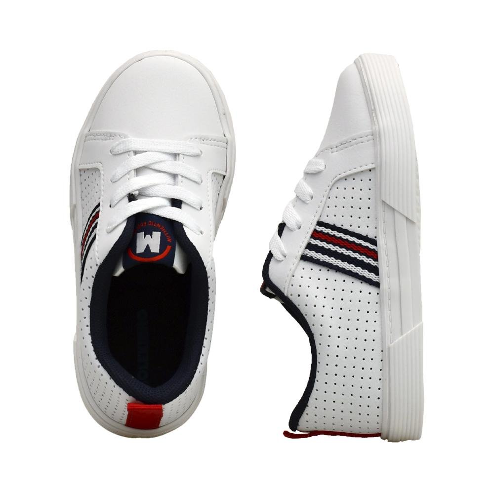 Tênis Casual Branco Kids Cabedal Respirável | Molekinho Branco 2