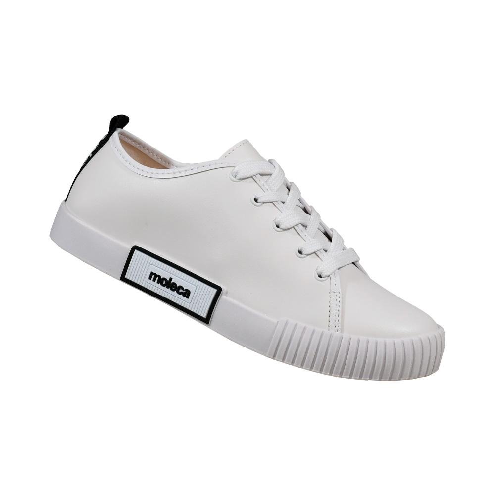 Tênis Casual Moleca Branco Branco 7