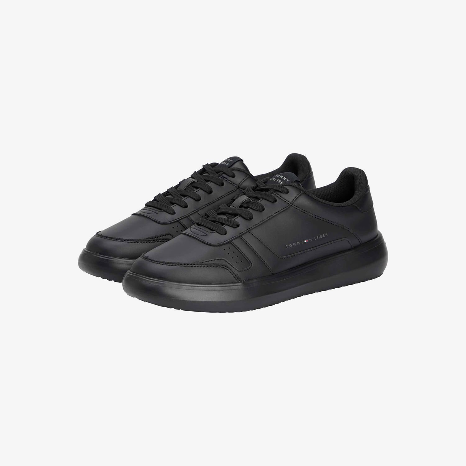 Tênis Leves De Couro Preto 1