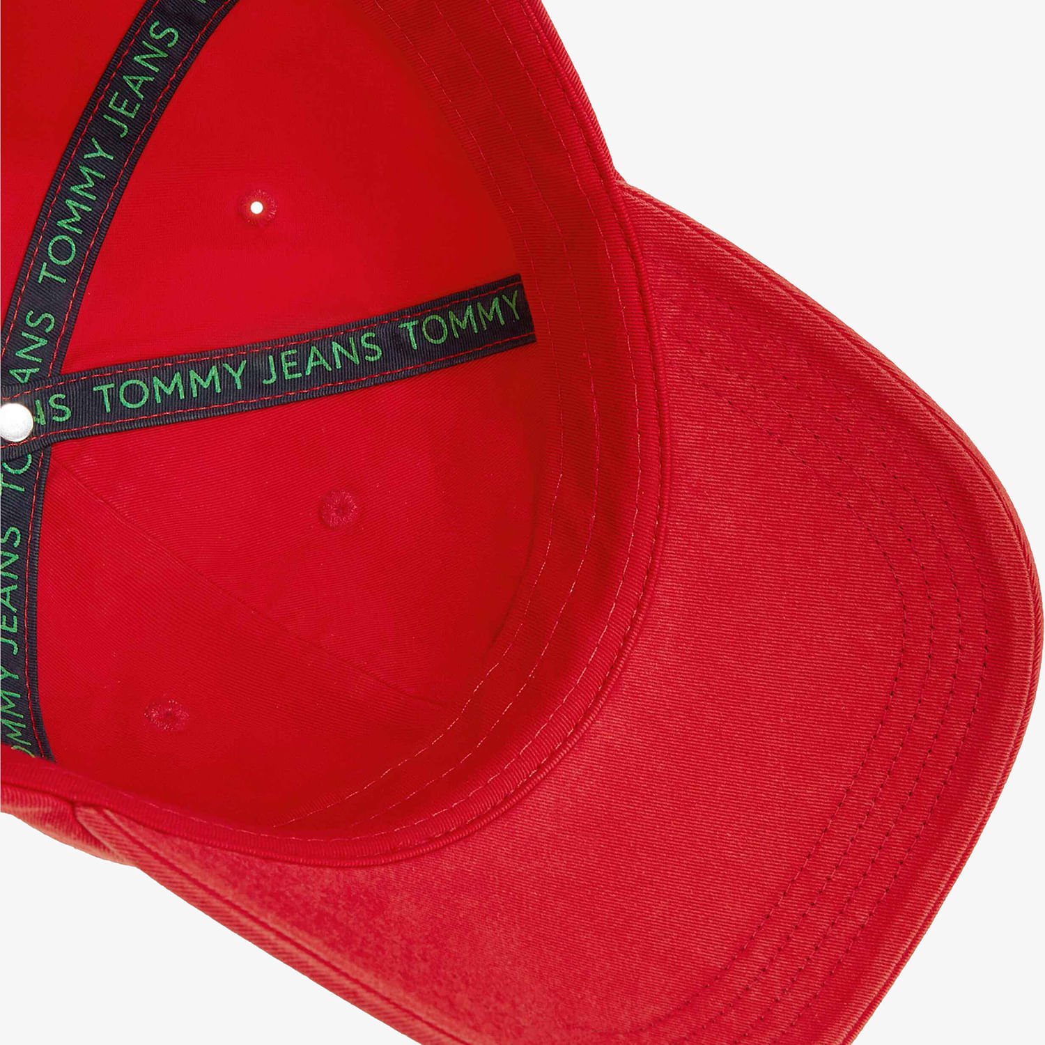 Boné Logo Linear Tommy Jeans Vermelho 3