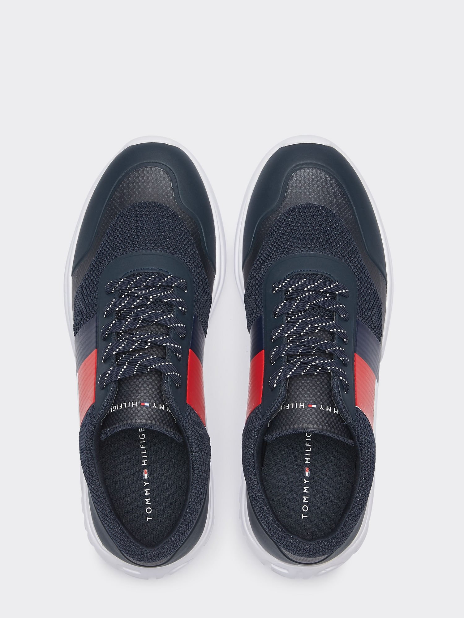 Tommy Tênis Masculino Knit Eva Faixa Lateral Azul 2