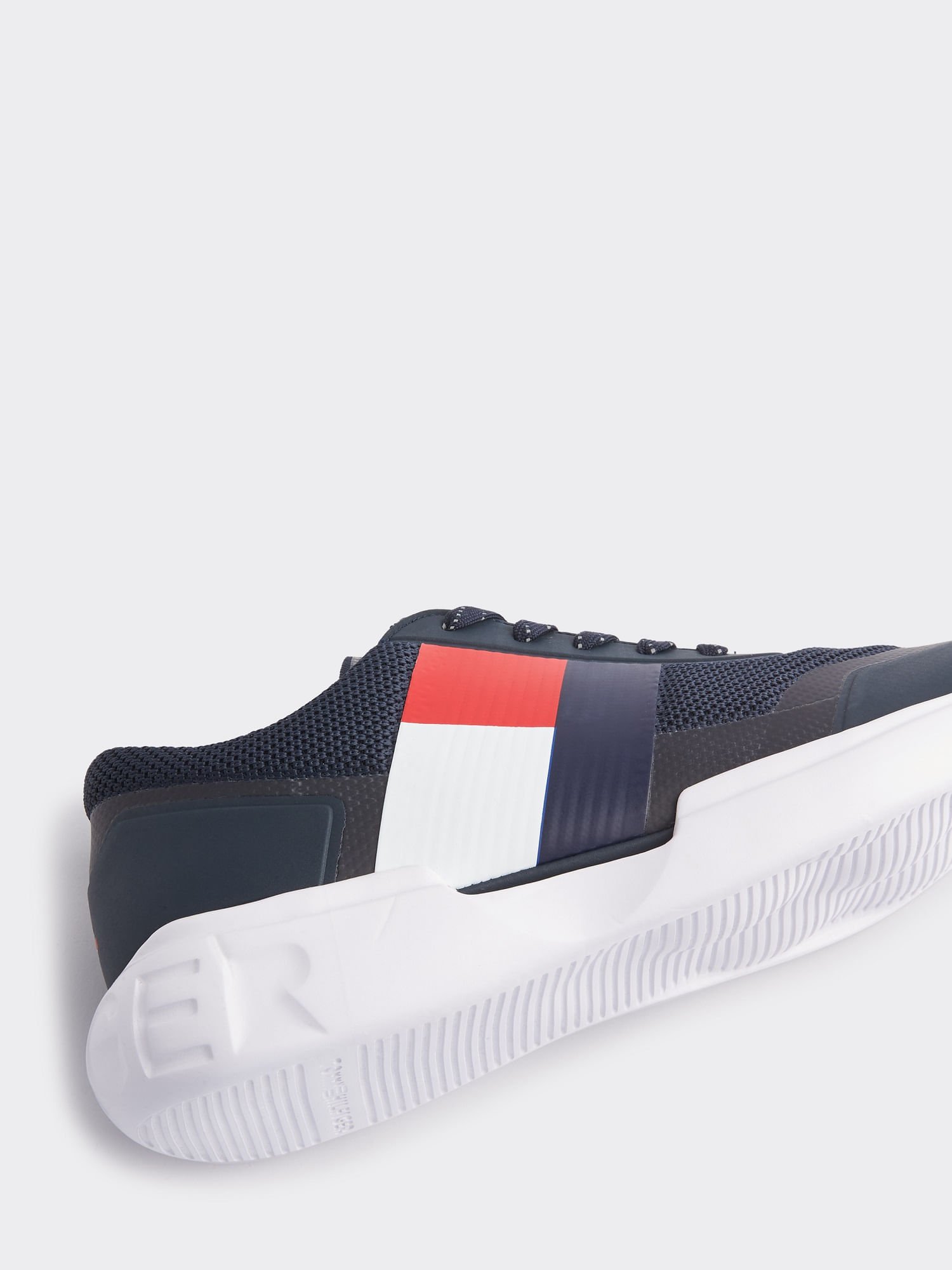 Tommy Tênis Masculino Knit Eva Faixa Lateral Azul 4