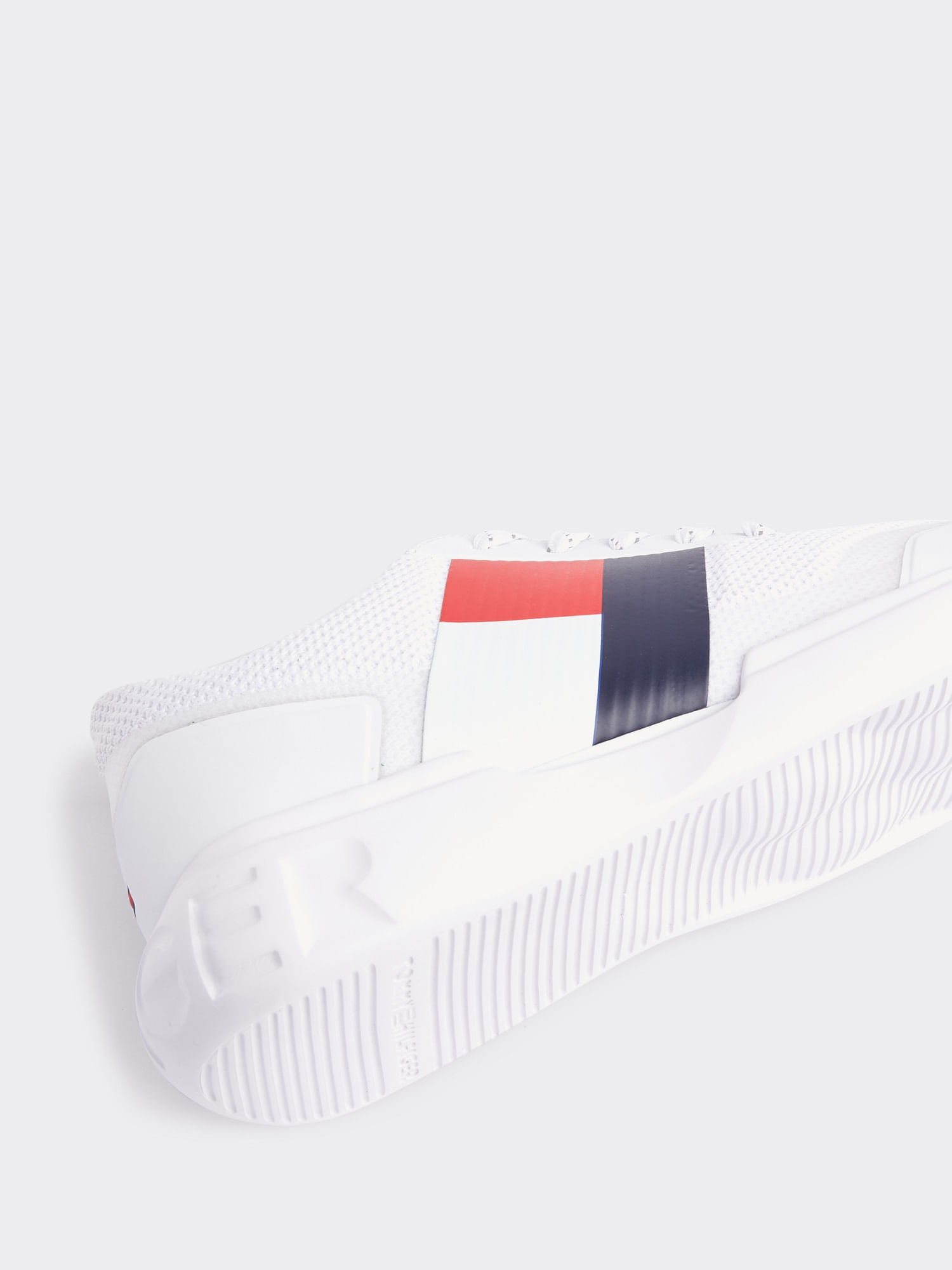 Tommy Tênis Masculino Knit Eva Faixa Lateral Branco 4