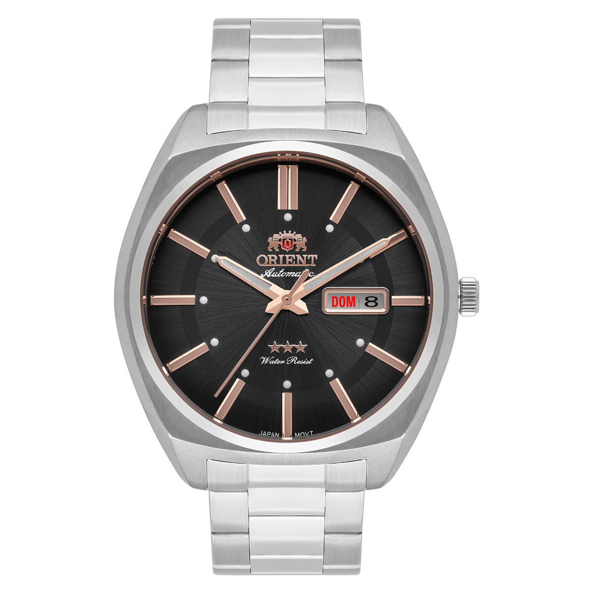 Relógio Orient Automático Clássico Masculino - F49SS025 P1SX Prata 1